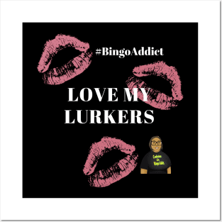 Love My Lurkers Bingo Tee Posters and Art
